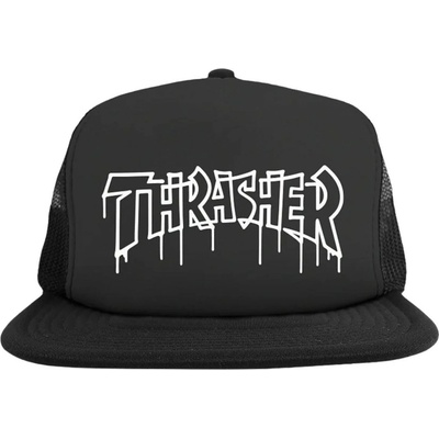 THRASHER ONE-LINER TRUCKER BLACK