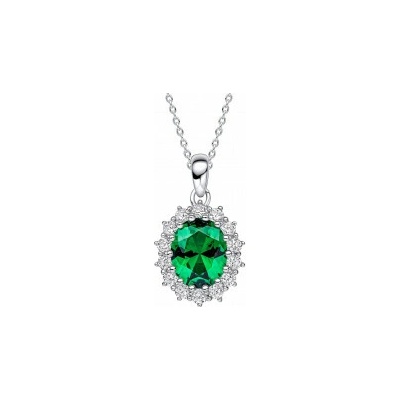 Diamonfire Strieborný prívesok s retiazkou P5517