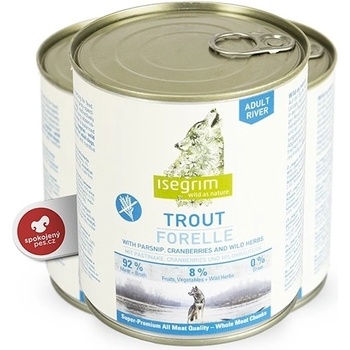 Isegrim Dog Adult Trout with Parsnip Cranberries & Wild Herbs 800 g