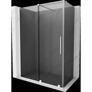 Mexen Velar плъзгаща се душ кабина 150 x 80 см, графит, бяла - 871-150-080-41-20 (871-150-080-41-20)