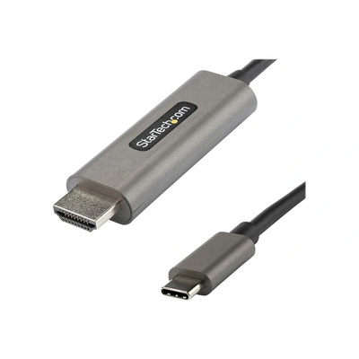 StarTech StarTech. com CDP2HDMM3MH адаптер за видео кабел 3 м HDMI тип A (стандартен) UBS тип C Черен, Сребърен (CDP2HDMM3MH)