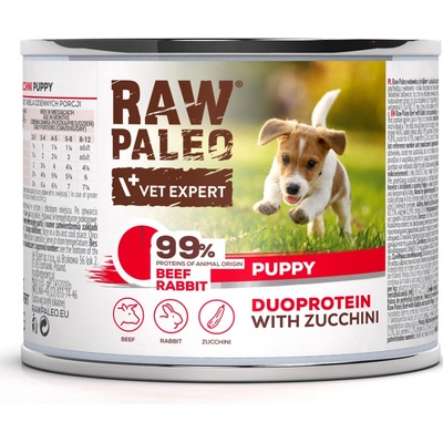 Raw Paleo Beef Rabbit Puppy 200 g