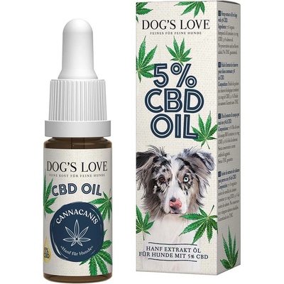 Dog's Love Canna CBD olej 5 % 10 ml