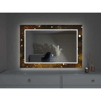 Artalo LED zrcadlo s dekorem D15 170 x 100 cm