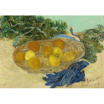 Grafika - Puzzle Vincent van Gogh: Still Life of Oranges and Lemons with Blue Gloves II - 1 000 piese