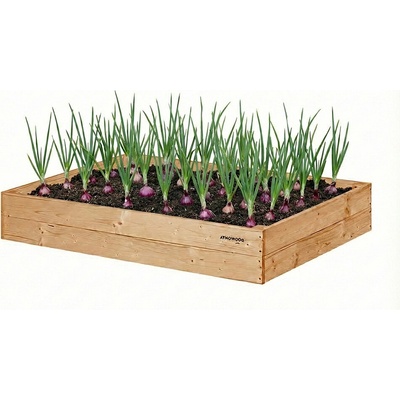 ATMOWOOD Smrekovcový vyvýšený záhon 120 x 80 x 20 cm