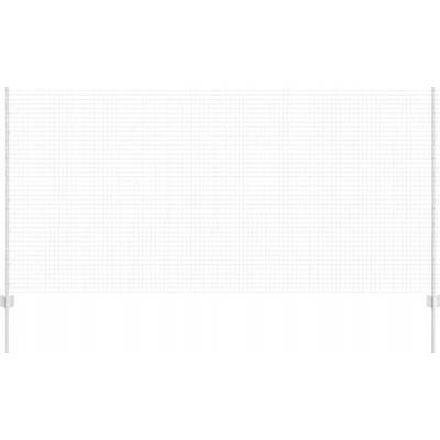 Oplocení ze svařovaného drátu s 10 sloupky, stříbrný, 1,2 x 10 m Ocel