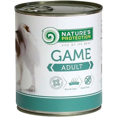 Natures Protection Can Dog Adult Game Wild 800 g