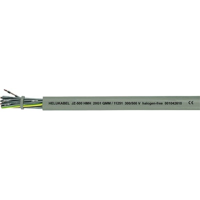 Helu JZ-500 HMH 11244-1000 riadiaci kábel 5 G 1 mm² 1000m sivá