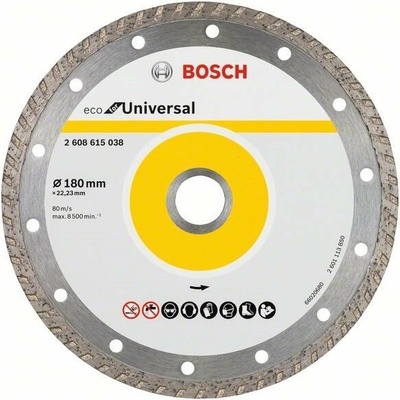 BOSCH Universal Turbo 180 × 22,23 × 2,6 × 7 mm 2.608.615.038