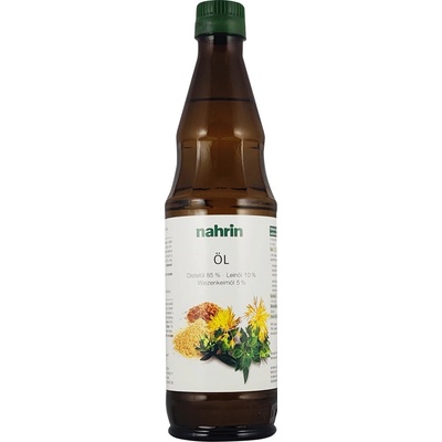 nahrin Bodlákový olej se lnem a pšeničnými klíčky 0,5 l