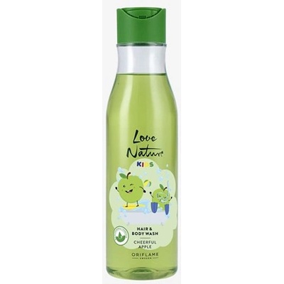 Oriflame Dětský šampon na vlasy a tělo Love Nature Cheerful Apple 250 ml