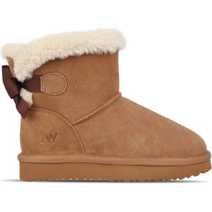 Jack Wills Детски меки ботуши Jack Wills Bow Snug Childrens - Tan - sportihobi - 50,83 лв