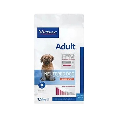Virbac VET HPM Adult Neutered Dog Small & Toy 1,5 kg