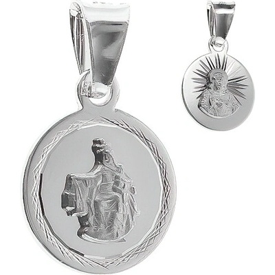 Argento Strieborný prívesok Škapuliar 85392