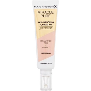 Image 1 of MAX Factor Miracle Pure Skin-Improving Foundation SPF30 хидратиращ фон дьо тен с uv защита 30 ml нюанс 35 Pearl Beige