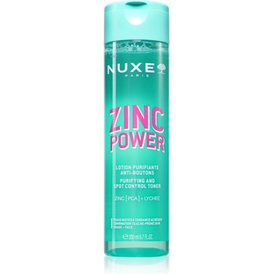 NUXE Zinc Power Purifying And Spot Control Toner почистващ тоник за мазна и проблемна кожа 200ml
