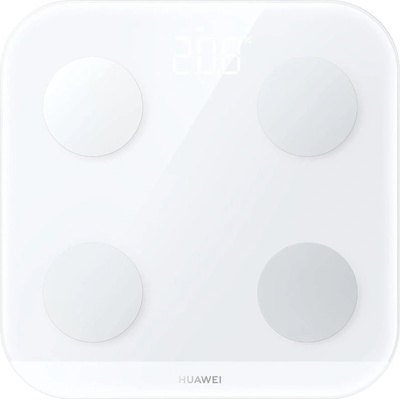 Huawei Везна Huawei Scale 3, Dobby-B19, Smart Body Fat Scale, Smart Health Monitoring, Elegant White (6941487283002)