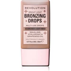 Revolution Bright Light Bronzing Drops течен бронзант цвят Bronze Scorched 23ml
