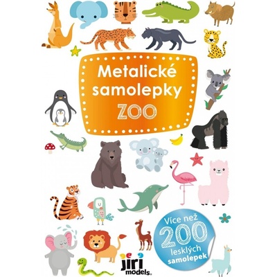 Metalické samolepky ZOO