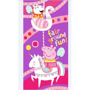 Setino Бебешка хавлия Peppa Pig розово-лилаво
