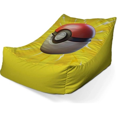 Sablio sedací vak lounge Pokemon ball Exploze 80 x 95 x 50 cm