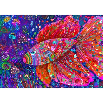 Enjoy - Puzzle Floating Mushrooms - 1 000 piese