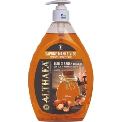 Althaea tekuté mydlo Argan Oil pumpa Oranžové 1000 ml