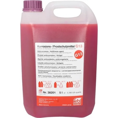 febi bilstein Антифриз febi концентрат Виолетов, 5 литра, -36.0 °c