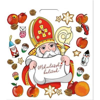 Ditipo Velká Mikulášská taška s průhmatem, MIX / 1ks 2363
