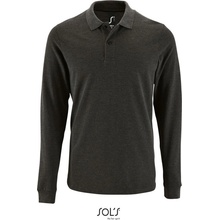 SOL's Collection polokošile Perfect LSL Men dlouhý rukáv pánská COT-252087r6401 Melír charcoal