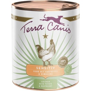 Terra Canis Sensitive Пиле с картофи и малини 800 г