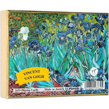 Piatnik Карти за игра Piatnik - Van Gogh - Iris (2 тестета) (237645)