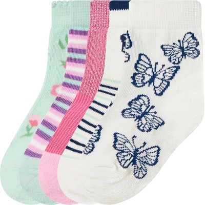Lupilu Dětské ponožky s BIO bavlnou, 5 párů mátová/růžová/bílá – Zbozi.Blesk.cz
