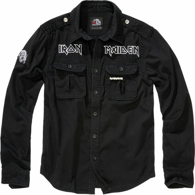 BRANDIT мъжка риза Iron Maiden - EDDIE - Vintage - BRANDIT - 61044-black
