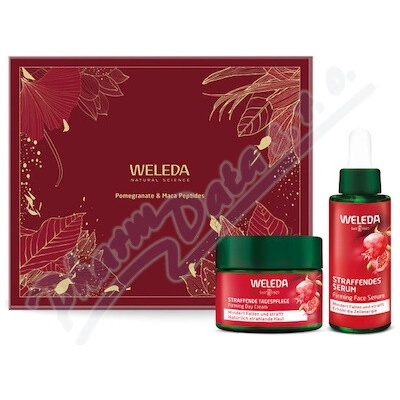 Weleda Pomegranate Weleda Granátové jablko spevňujúci denný krém proti vráskam s peptidmi z macy 40 ml + Weleda Granátové jablko spevňujúce sérum s peptidmi z macy 30 ml