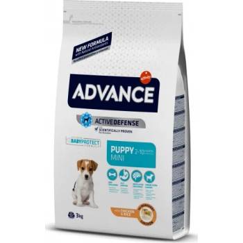 Affinity Advance Dog Mini Puppy - пилешко и ориз, високачествена храна за подрастващи кученца от дребните, за бременни, и за кърмещи кучета, Испания - 3 кг