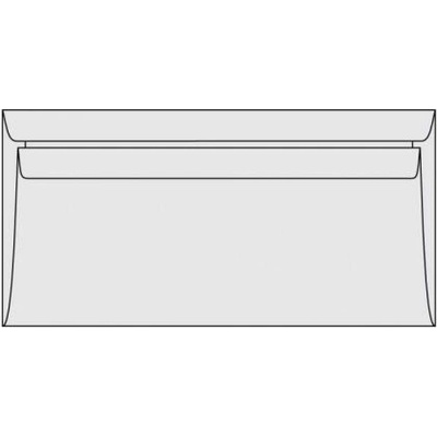 Obálka DL 110x220 mm samolepiaca, 25 ks