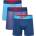 Reebok Боксерки Reebok Mens 3 pack Trunks Muir - Blue/Print
