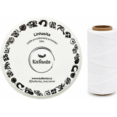 Voskovaná šnúra Linhasita 0,75 mm - farba BCO - 10m