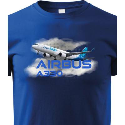 Dětské tričko Airbus A330 ModráCanvas Dětské tričko Bezvatriko.cz 3224