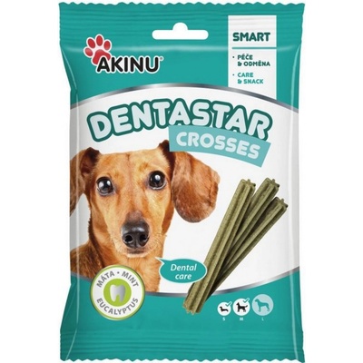 Akinu Denta Star čistič zubov pochúťky s mätou 7 ks 110 g