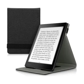 Image 1 of kwmobile Флип калъф за Kobo Aura ONE - черен