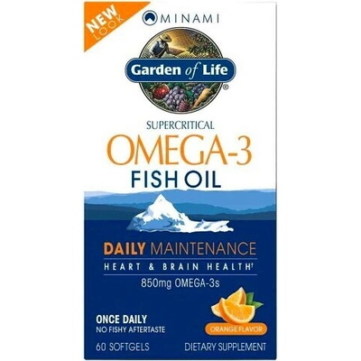 Garden of Life Minami Nutrition Omega-3 EPA-DHA pomaranč 60 tobolek