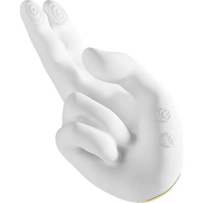 SuperLove Magic Hand Heated Finger Motion Stimulator White