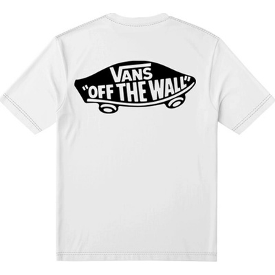 VANS triko Double Standard Ss Tee White/Black YB2