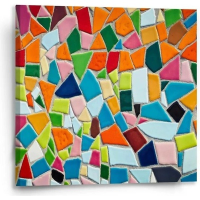 Sablio Obraz Barevná mozaika - 50x50 cm