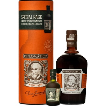 Diplomatico Mantuano 40% 0,7 l + Reserva Exclusiva 0,05 l (tuba)