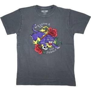Guns N' Roses Welcome to the Jungle (Embellished) Grey M Риза (GNRTS139MDD02)