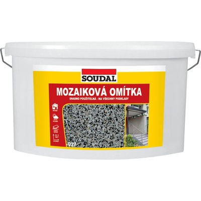 Soudal Mozaiková omietka Tmavo šedá 032 8 kg